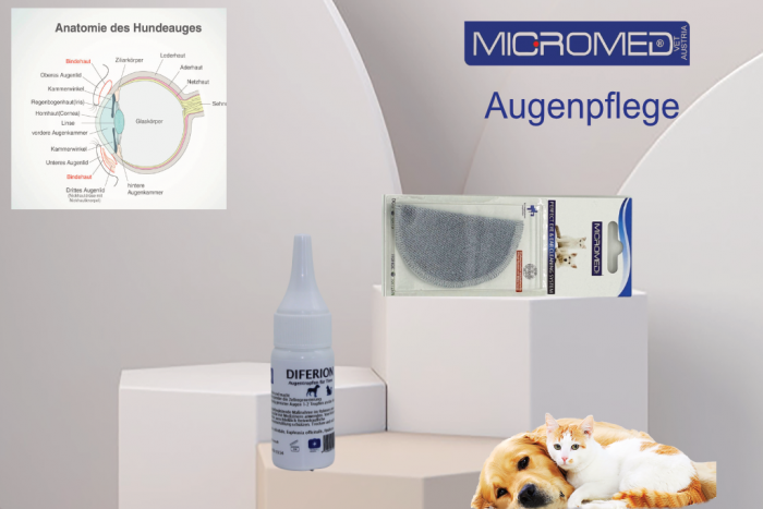PCpetclear PetClear Augentropfen Hunde Und Katzen Lindern Augenjucken Und Reizungen, Symptome Und Allergien. Entfernt Effektiv Tränenstein. (60ml) (1